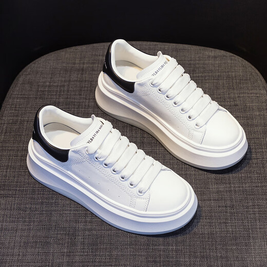 Sipuwang (Sipuwang) Kleine weiße Schuhe für Frauen 2025 Sommerstil Frauenschuhe koreanische vielseitige Sportarten und lässige weiße Schuhe für Frauen Milan G723 37