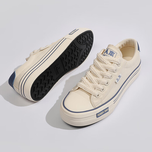 Zapatos para hombres Renminbi Zapatos de lona primavera Nuevos zapatos clásicos de bajo techo para hombres versátiles zapatos de tela casual transpirable para hombres beige-095 41 tamaño regular