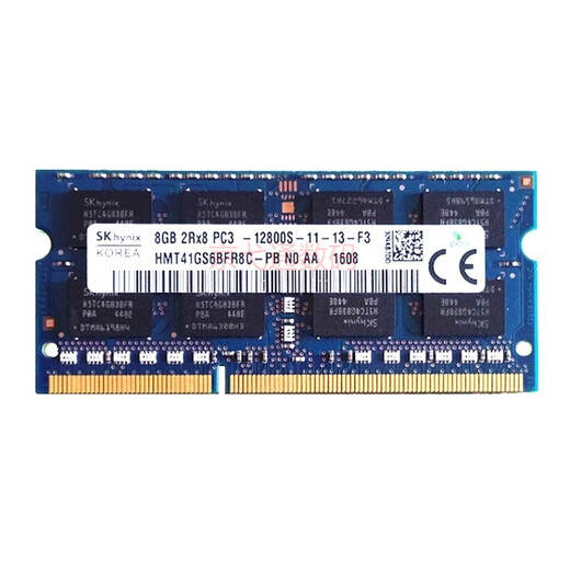JQSK Hynix 4G PC3 10600 8G DDR3L 12800 Mémoire d'ordinateur portable de troisième génération Tampon de mémoire 8G DDR3 1600 (1,5 V tension standard) Mémoire d'ordinateur portable