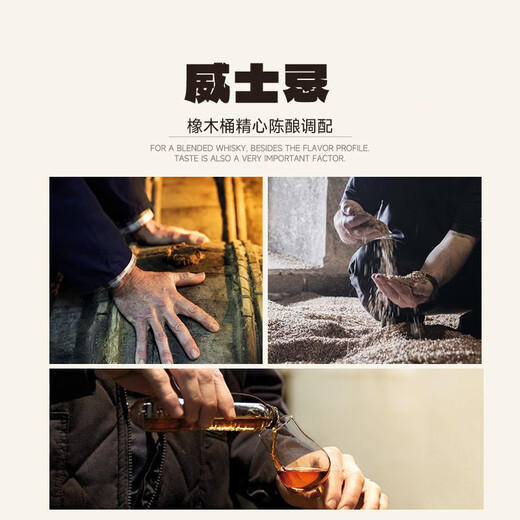 BOLETIGA威士忌洋酒法国原酒进口经典调酒基酒吧烈酒微醺口粮酒40度500ml 500ml*1瓶