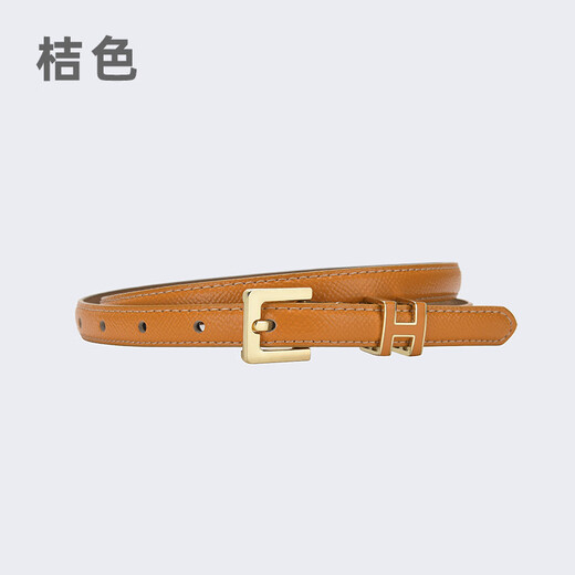 Melece [sélectionné] New Women's Belt, femmes Palm Pin Pin Pin Pin Clâne Backle Backle, Pure Vache Pure, All-Match Simple Denim Suit Jirt 15693 Rose nue 105cm