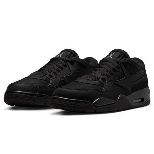 Jordan men's casual shoes Jordan AJ4 non-slip wear-resistant JORDAN 4 RM sneakers FQ7939-004 black 42.5