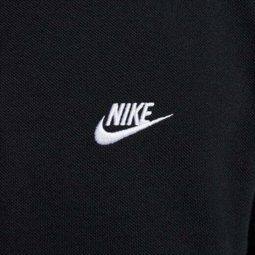 耐克（NIKE）男子短袖翻领T恤FN3895-010  黑色 XL 