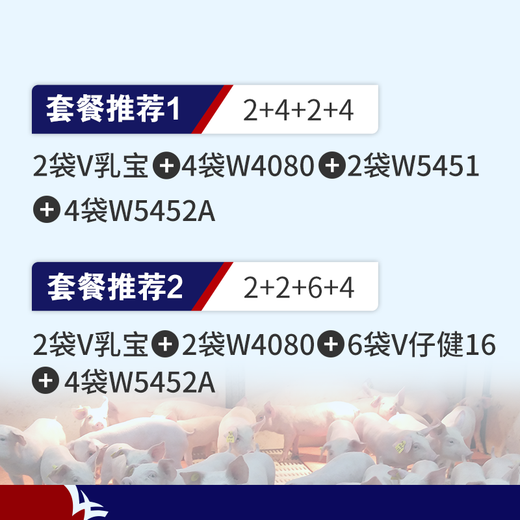 ELLHOPE Xi'an Hefeng pig feed 4% pregnant sow premix W5453 pig farm granules organic carrier 20kg