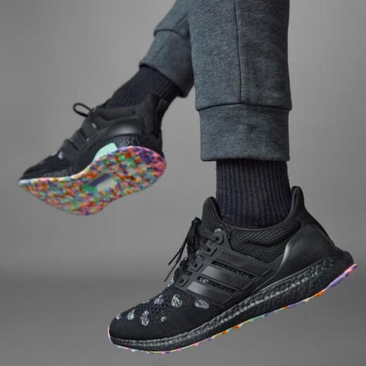 阿迪达斯（adidas）男女款运动鞋健步户外系带耐穿HQ6174 Black 44