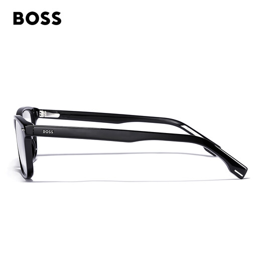 Hugo Boss Hugo Boss Lunes Frame Men's Retro Plate Black Frame Black Grasses Le cadre peut être assorti avec des objectifs de degré 1478 807