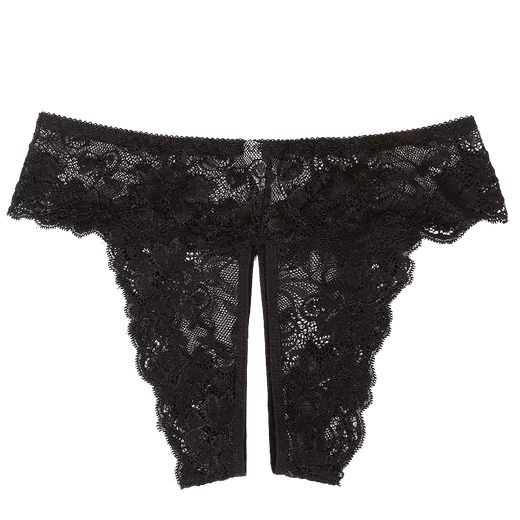 
Yu Zhaolin (YUZHAOLIN) sexy pure thong underwear for women in summer thin lace crotch-free pants NK5009 white 1 single size