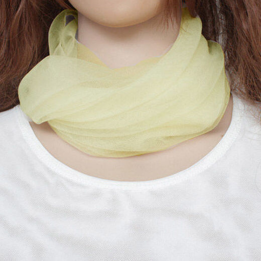 Weizhuoli (Weizhuoli) Écharpe de tête en dentelle en maille pour la protection solaire de la protection solaire fines vertéèbres du cou fou écharpe