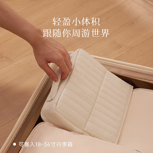 Nayijia cosmetic bag portable out-going ladies 2025 new high-end travel and large-capacity toiletry storage bag with high appearance value Muyun powder standing cosmetic bag/no odor