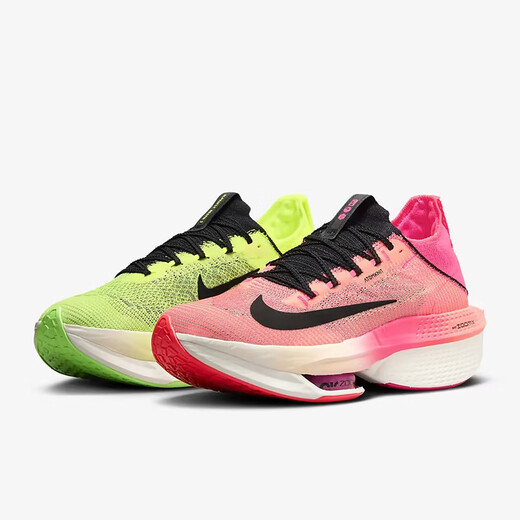 耐克（NIKE）Air Zoom Alphafly Next 2男子马拉松缓震跑步鞋 CI9925 粉绿FQ8110-331 42