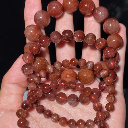 Shengyuan Jewelry Crystal Super Seven Tourmaline Gold Strawberry Aurora 23 Glue Flower Moonstone Ghost Blonde Tanzanite Bracelet Live Broadcast Special 1 (Private Photo Invalid)