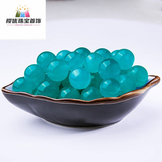 Yingyou 8A ice type amazonite loose beads round beads single bead necklace multi-treasure bracelet separated beads DIY bracelet jewelry accessories collection grade amazonite 4mm/2 pieces