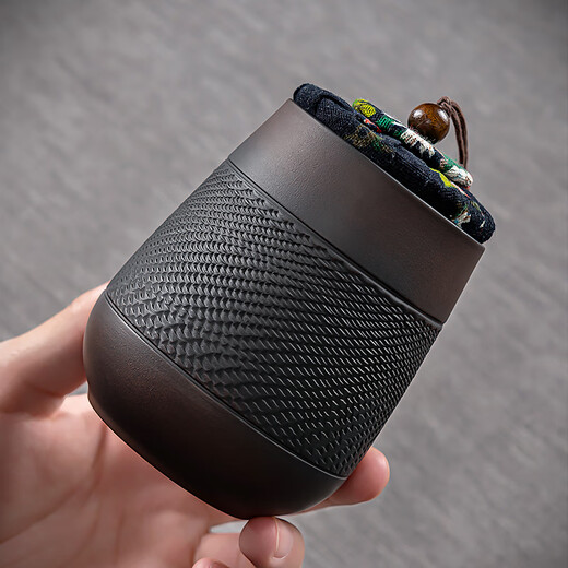 Zhengyang Purple Pottery Automatic Tea Set Office High-end Complete Set Lazy Kung Fu Cup Tea Tray Anti-scalding Teapot Business Gift Purple Pottery Automatic (Jumping Grain) 8 Cups + Tao Can Washable Long Beard Black