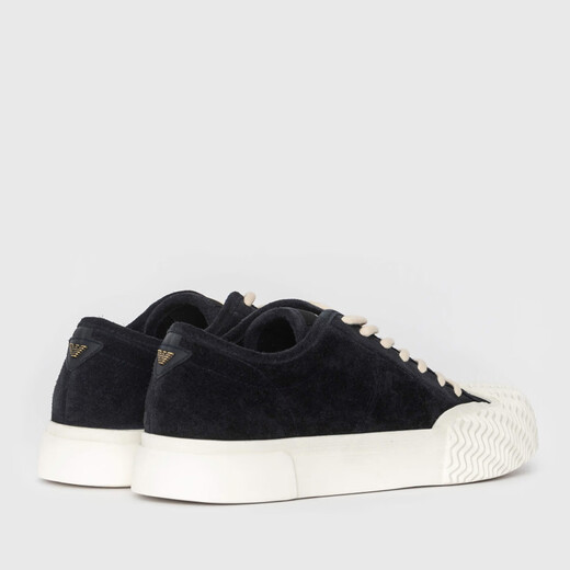 Armani/Armani Ea Herren modische Fell Low Top Casual Shoes X4x632 XN878 Dunkelblau M922 42