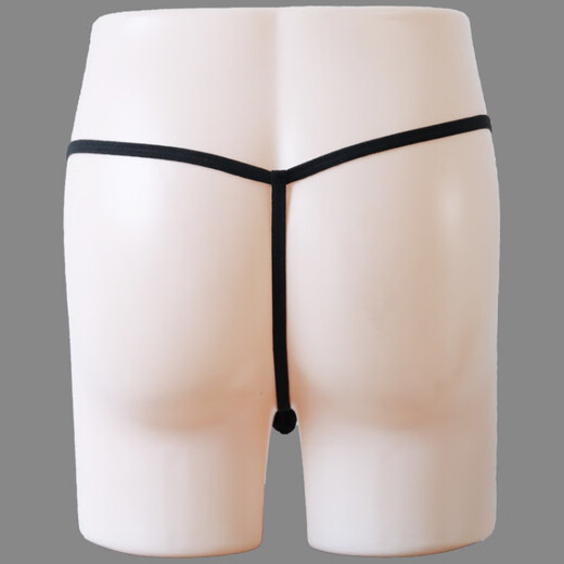 Sexy Transparent Korean Velvet Breathable Men's Sexy Underwear Stretch T-Pants Men's T-Pants Black One Size Recommended 80-150Jin Jin equals 0.5kg