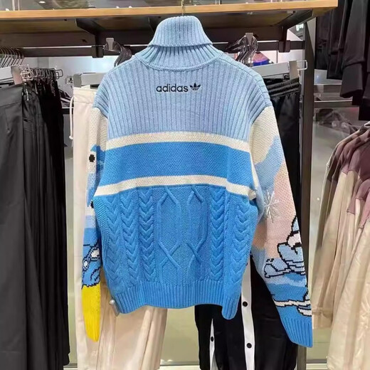 阿迪达斯 （adidas）Adidas阿迪达斯三叶草男运动休卡通针织毛衣套头衫HZ9215 HZ9215 S 170_92A