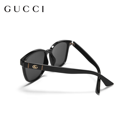 
Gucci (GUCCI) square frame slimming glasses Gucci sunglasses women driving sun protection sunglasses men luxury glasses Gift GG0637SK-001 black