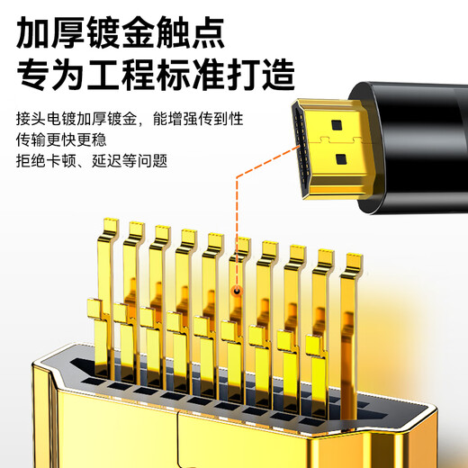 Shengwei HDMI cable version 2.1 3 meters 8K60Hz 4K240Hz laptop set-top box display projector video connection cable AHH4030G compatible with HDMI2.0