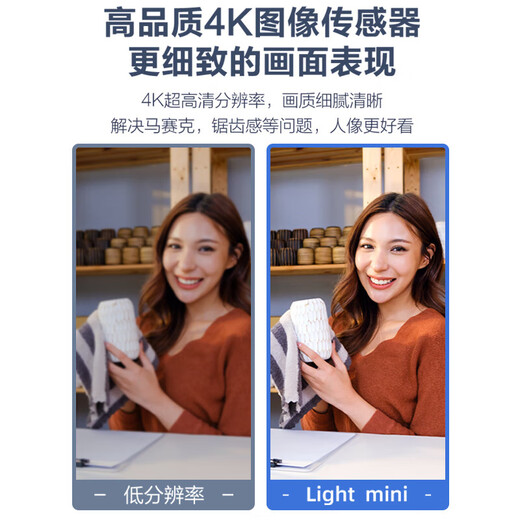 HIKVISION live broadcast camera Master Master SLR-level computer live broadcast camera 4K ultra-clear camera lossless zoom vertical screen network shaking fast beauty delivery equipment 168R PRO 4K ultra-clear upgrade