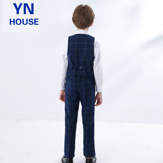 衣诺坊儿童西服套装男童马甲套装六一演出服男生主持人礼服花童走秀西装