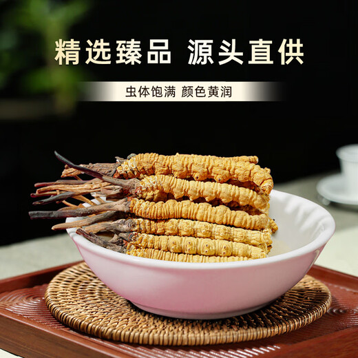 Shouyangtang Cordyceps sinensis 2 Wurzeln/g 20g Cordyceps Geschenkbox Cordyceps Ergänzung High-End-Geschenk [Cordyceps King Geschenk]