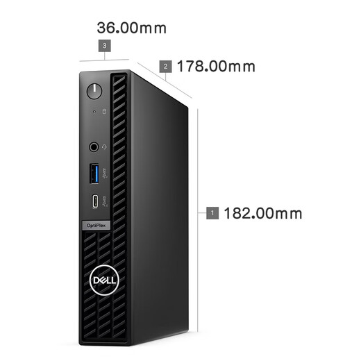 Dell Optiplex 7010/7020mff Mini Mini Mini Host ITX Commercial Office Desktop Computer Desktop Ganzmaschine enthält 27-Zoll-Monitor E2725H I3-12100T/16G/256G+1T/Customized Version