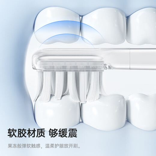 Laifen electric toothbrush with cushioning brush head, efficient cleaning 6 pack