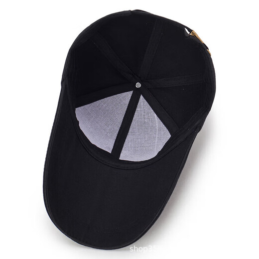 Hjzh Hut Männer Frühling und Sommer koreanischer Stil Baseballhut Outdoor ausgedehnt Sonnenschutz Sonnenhut Dome Casual Letter Fishing Marine Blau Verstellbar