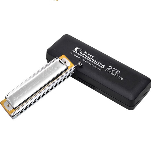 Hohner Deutschland importierte und kam 12-Loch-Chrommundonica Chromonica270 Deluxe
