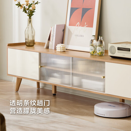 Домашний шкаф Acryl Log Wind Wind Телевизионный столик с твердым лесом