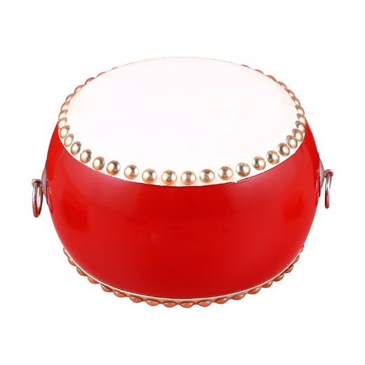 
JINGPAI Children's Toy Drums Small Drums Cowhide Drums Baby Early Education Baby Big Drum Beats Drum Kindergarten Gongs and Drums Percussion Instruments 6 inches + Drum Stick + Strap