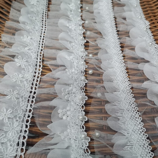 Clásico de encaje de mariposa soluble en agua Garlón plisado Collar de cuello de cuello de cuello de cuello con zapatos y sombreros Accesorios de vestidos de novia 9225 Mesa de mariposa pequeñas más cuentas de 0 cm de aproximadamente 13 metros
