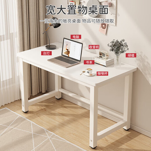 Small craftsman computer desk desktop steel and wood home desk study office study desk office writing desk log 120*60