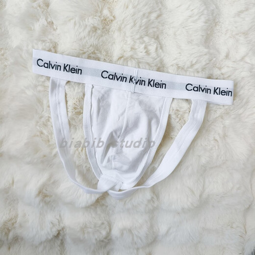 CK/CALVIN KLEIN men's sexy and sexy elastic cotton breathable double thong underwear, set for sale, 6782 black 1 pair, set for sale, no tag packaging, US size S/170cm, suitable for waist circumference 71-76cm