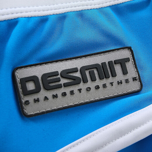 在礼男士三角游泳裤低腰性感个性速干泳裤型男时尚拼色温泉海边沙滩 深蓝色 XL