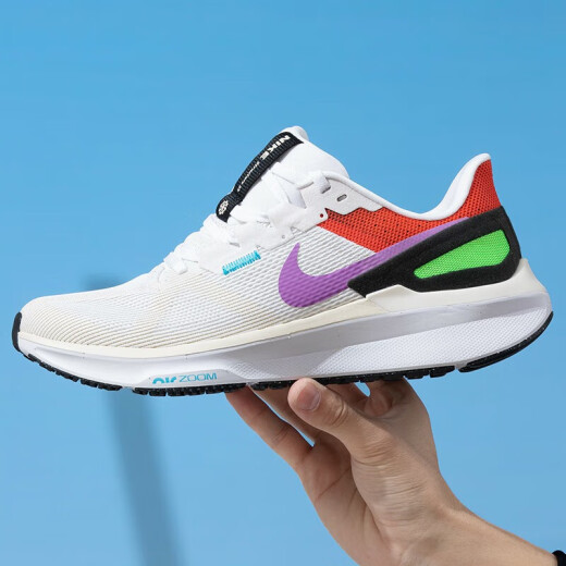 Nike (NIKE) running shoes men's 2025 summer AIR ZOOM STRUCTURE 25 low top cushioning breathable sports shoes FV4867-100/AIR ZOOM/Trend must-have 41 260/8