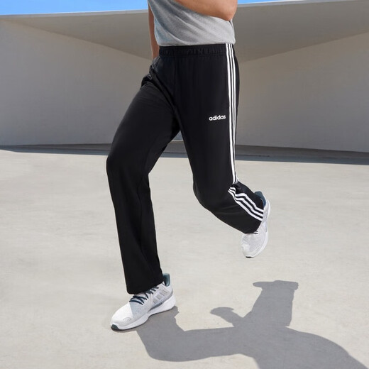 Adidas offizielle Website offizielle Herrenhosen Spring Hoodies Sportseer Fitness -Training Hosen Herren Mode vielseitige Klassiker EI9761/Drei Streifen/Open Hosen S (175)