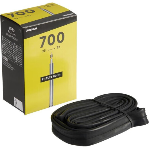 迪卡侬山地公路自行车内胎700OVBHC700x23-32法式气嘴80mm2714687