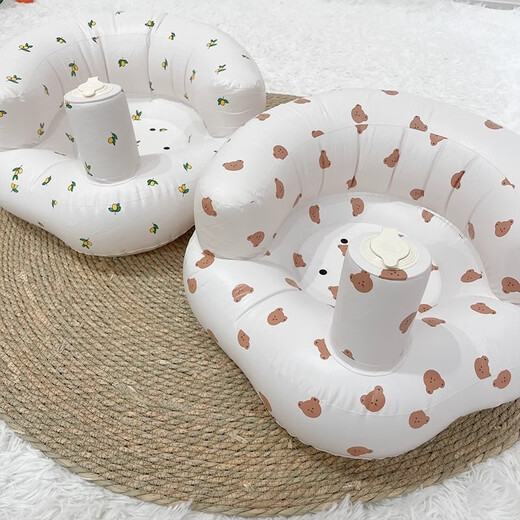 Murcia baby learning chair baby training artifact anti-fall sitting chair dining chair children's inflatable pillow sofa practice learning seat