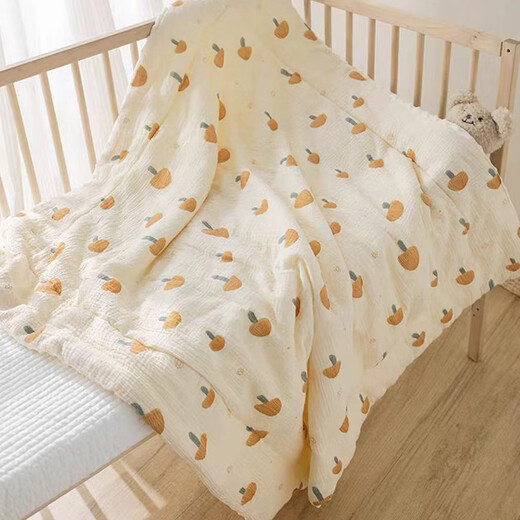 Cotton++ children's quilt beanie quilt blanket kindergarten nap newborn baby pure cotton quilt quilt air conditioning quilt four seasons soy fiber Mengtu four seasons 18-28 degrees 110*120cm