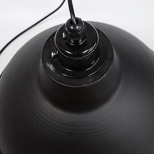 CHANDELIERS INDUSTRIELS ET MINUATIONS CHANDELIERS LAMPORE BUREAU CHANDELIERS LAMPADE Shell 39 cm Black JG-831