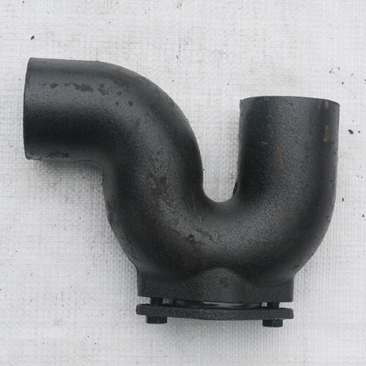 Flexible cast iron pipe W-type P door bend anti-water trap DN50 75 100 water drainage pipe fittings joint accessories DN502 inch