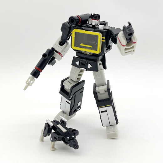 优观变形玩具声波金刚录音机PocketToys迷你小比例男孩机器人G1版模型 暗黑G1声波-带机械狗+双磁带可变