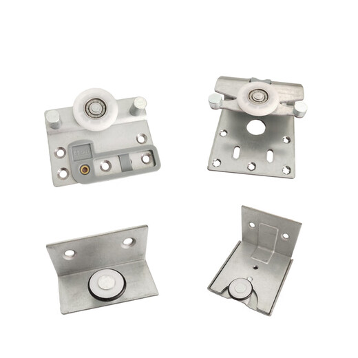 European standard external sliding door wheel accessories Wardrobe sliding door hanging wheel E008 hanging track wheel Sliding door pulley E008 outer door upper wheel 22-28MM 1 piece