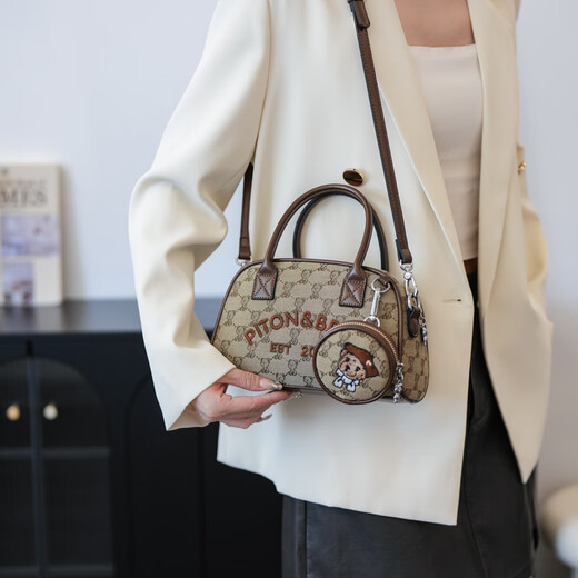 North Bag French Retro Bag Damenbeutel Neues High-End-Mod Kissen Handtasche One-Shoulder Crossbody Body Muttertag Geschenk Khaki