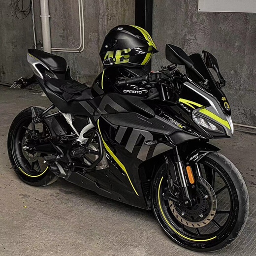 T/C second-hand Chunfeng 250SR sports car electric spray water-cooled motorcycle imitation track version motorcycle transfer can be registered White