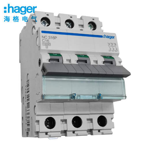 Haiger small circuit breaker NC series 1P2P3P4P air switch NC316P20A25A air switch 3P4A