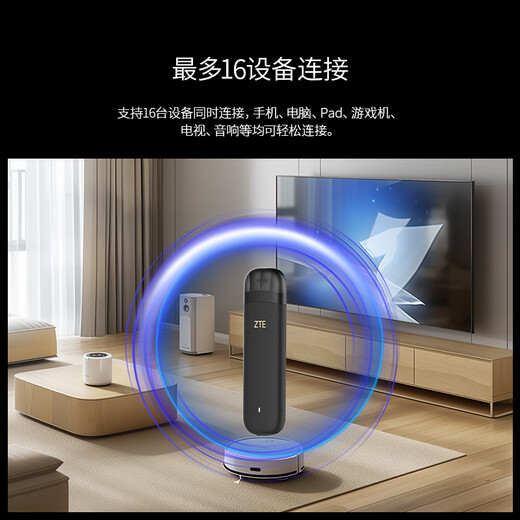 ZTE F32 Pro 2024 new portable wifi wireless network card 4Gwifi6 mobile card-free WiFi card tray car portable hotspot network equipment dormitory car F32 Pro black card-free card