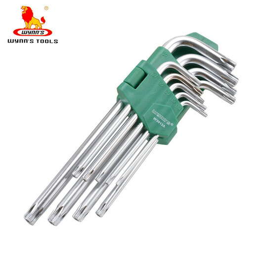 XMSJ Wynnswynns metrischer Flachkopf Typ Sechseckalaler Schraubenschlüssel Sechseckschmelze Set Elbow Doppelte 8-teilige Set metrische Mini Flat Head Hexagonal W9926