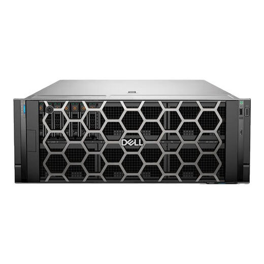 戴尔（DELL)R960 4U机架式服务器 GPU显卡运算AI人工智能虚拟化 4*金牌6448H【32核, 2.4Ghz】 256G/2*480G固+4*2.4T/H755